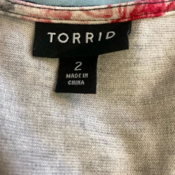 Torrid Multicolored Sleeveless Boxy Tank Top - Picture 3 of 8